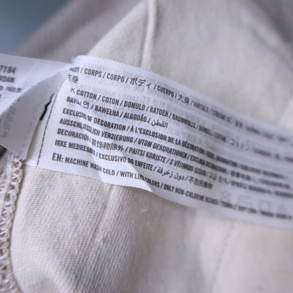 ABERCROMBIE & FITCH Baggy Pinstripe Carpenter Pant White/Tan Casual Men's 30 - Picture 8 of 8